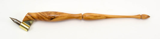 Olivewood Oblique Pen Holder